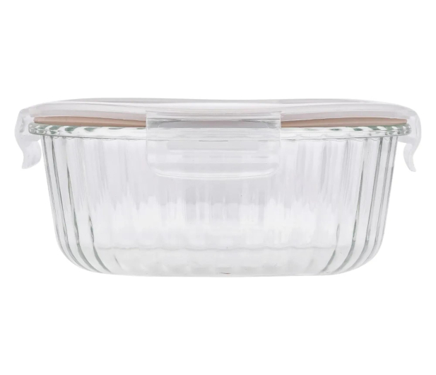 Altom Fresh Relief pojemnik z pok. okrągły 0,95l 18x18x7,5cm taupe - 1580555 - zdjęcie 2